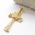 Cross And Crown Necklace [grhmf2100007]