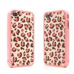 Nice Pink Leopard Print Hard Cover Case For Iphone..