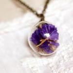 Natural Suddenly Eecstasy Flower Crystal Necklace..