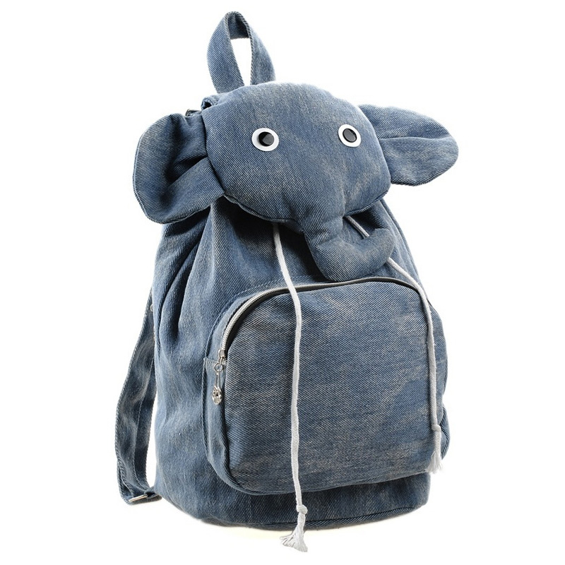 Lovely Elephant Canvas Backpack [grdx03062]