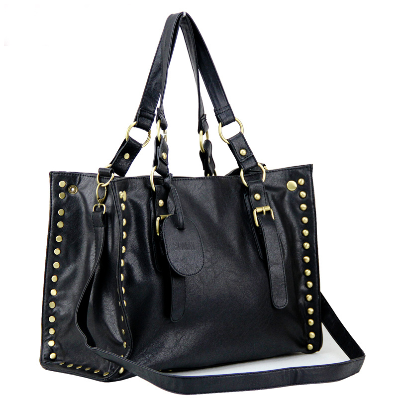 Creative Retro Rivet Shoulder Bag Messenger Bag Handbag [grhmf2200021]